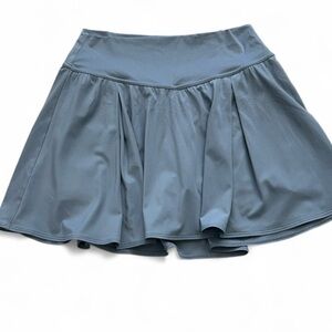 Gilly Hicks Slate Blue Skater Skirt with Built-In Shorts